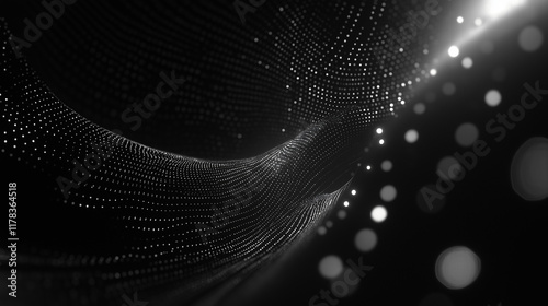 Wallpaper Mural dark Abstract Technology Background with computer Torontodigital.ca