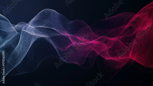 Wallpaper Mural dark Abstract Technology Background with computer Torontodigital.ca