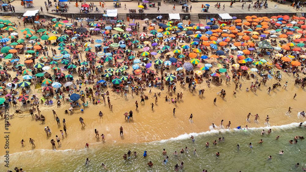 Obraz premium RED BEACH, RIO DE JANEIRO, BRAZIL