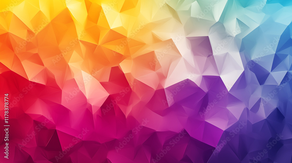 Abstract Colorful Geometric Triangle Pattern Design Abstract Colorful Geometric Triangle Pattern Design