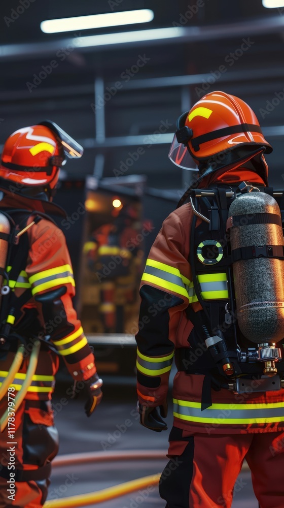 Showcase the implementation of safety protocols with lifelike 3D illustrations of emergency response drills and simulations Showcase the implementation of safety protocols with lifelike 3D illustrations of emergency response drills and simulations