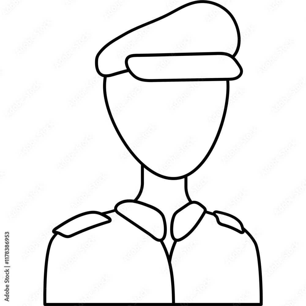 Fototapeta premium Patriot Icon