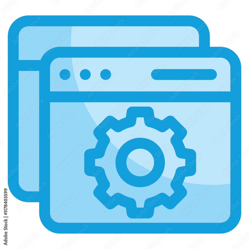 Browser Setting Icon Element For Design Browser Setting Icon Element For Design
