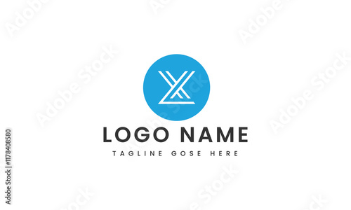lx letter custom logo design