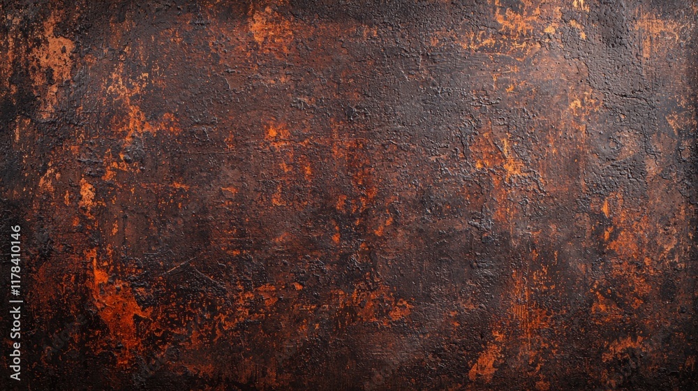 Fototapeta premium Textured abstract background with rust and dark tones