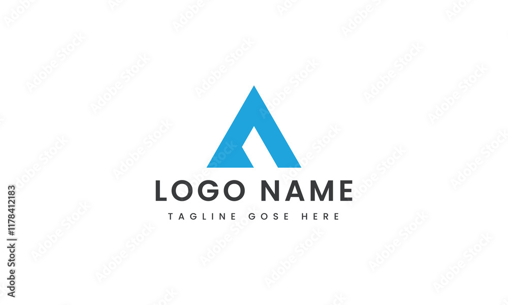 
abstract Branding letter a logo template design