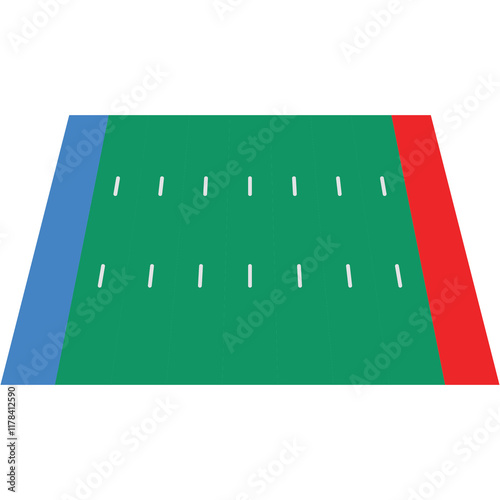 End Zone Illustration photo