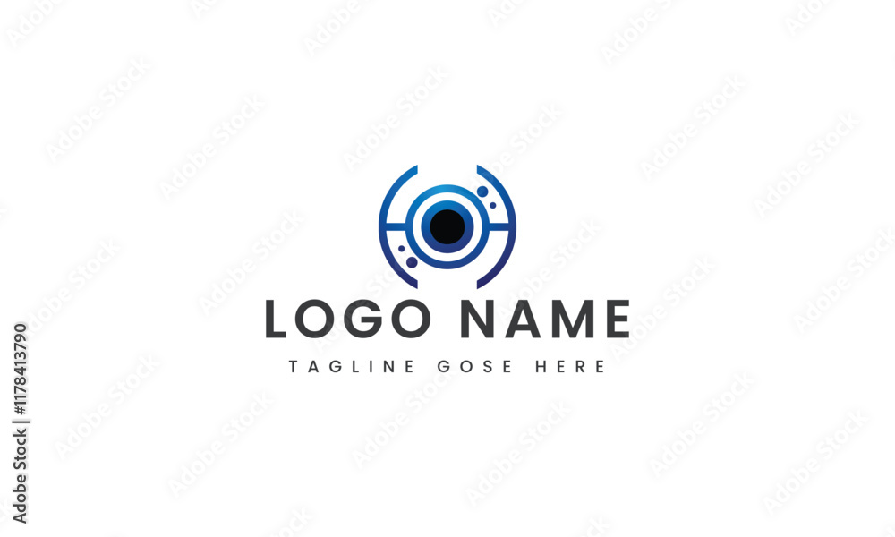 
abstract Branding eye logo template design