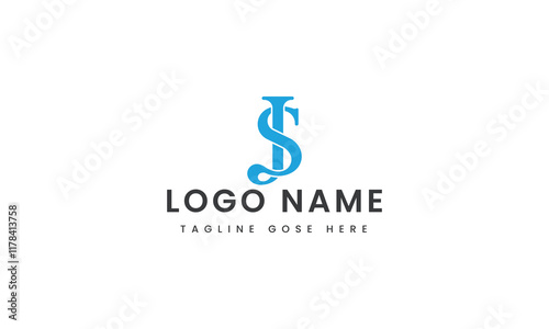 
abstract Branding letter js logo template design