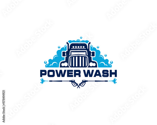 Power truck wash logo