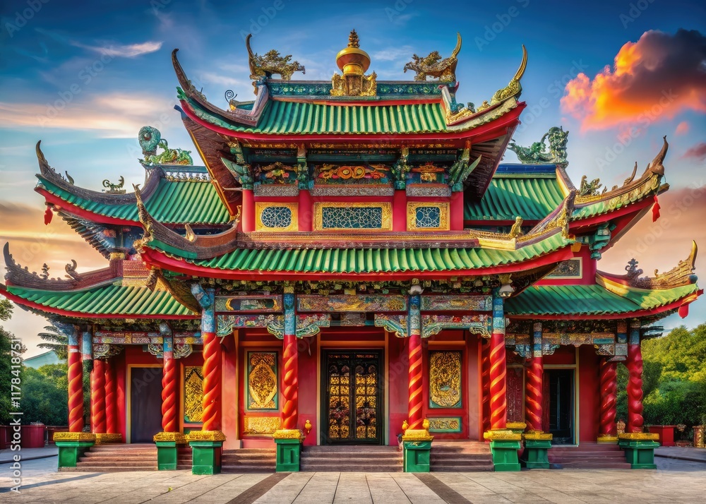 AI Photo: Urban Exploration - Main Gate Tjoe Hwie Kiong Temple, Rembang AI Photo: Urban Exploration - Main Gate Tjoe Hwie Kiong Temple, Rembang