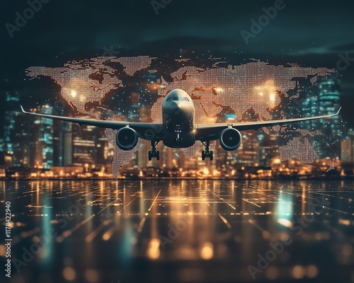 Logistics and cargo delivery concept