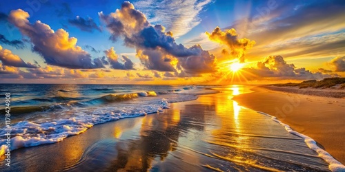 Apalachicola Sunrise Beach, Florida - Epic Coastal Sunrise