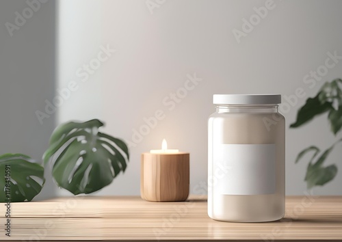 Mockup_1 (4961 x 3508 px) - mockup of a blank jar