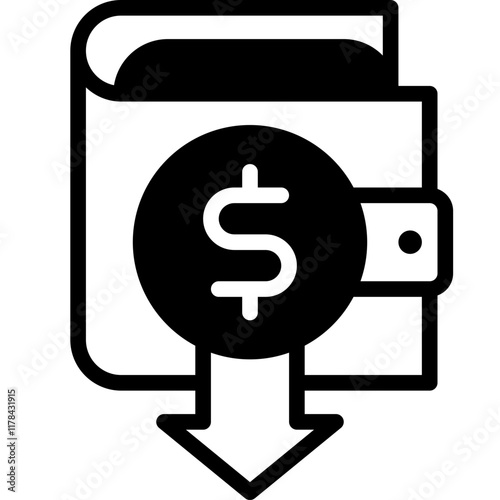 income solid line icon