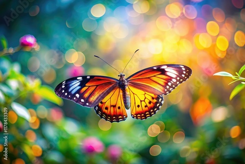 Beautiful Butterfly, Mariposa Hermosa, Candid Nature Photography, AI Art