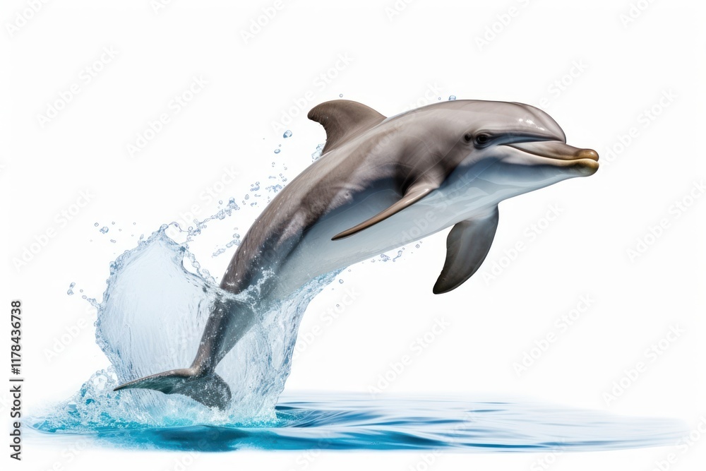 Fototapeta premium Dolphin animal mammal fish.