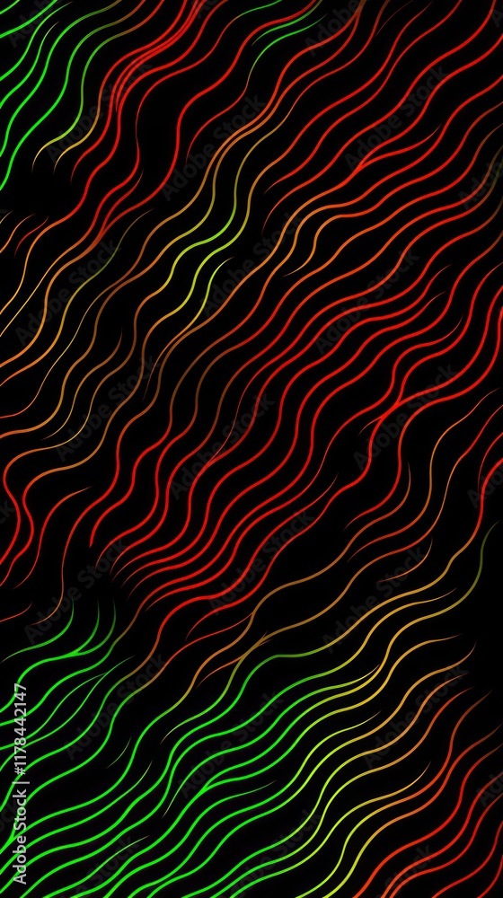 Fototapeta premium Memphis gradient backgrounds pattern red.