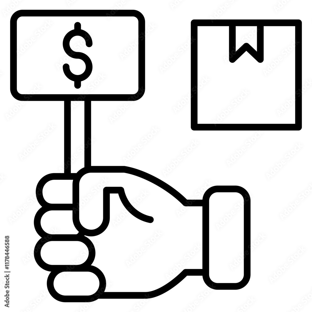 Bidding Icon Element For Design Bidding Icon Element For Design