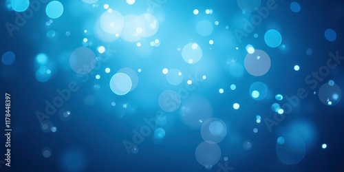 Abstract Blue Bokeh Background: A mesmerizing  abstract backdrop with a captivating blend of soft blue bokeh lights. Perfect for digital art, graphic design.