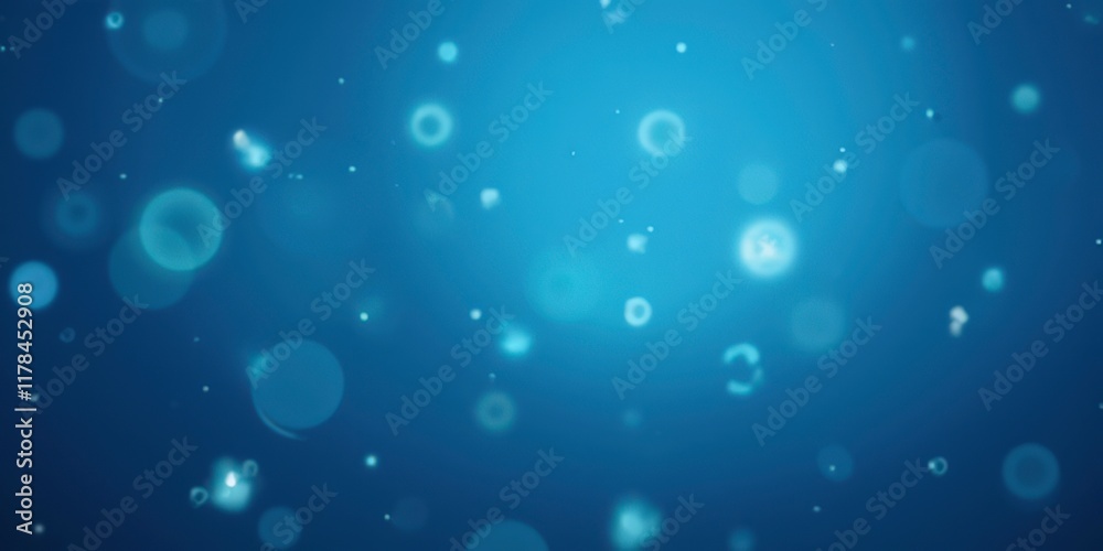 Abstract Blue Bokeh Background Abstract Blue Bokeh Background