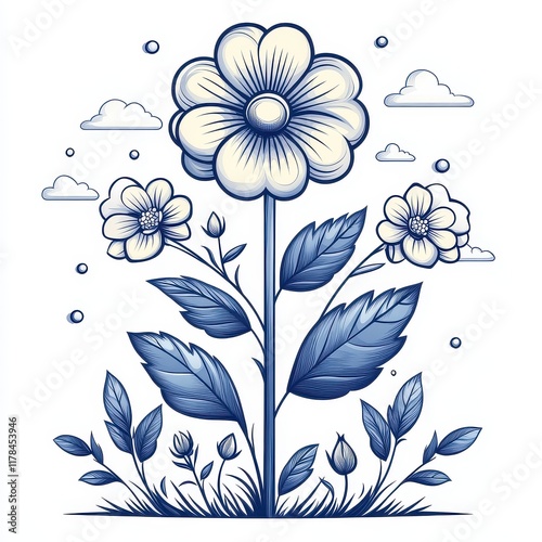 flower silvatica icon , line art style , clear background --stylize 750 --v 6.1 Job ID: b41902d4-982b-49b9-a2c8-4c73eec1d632 photo