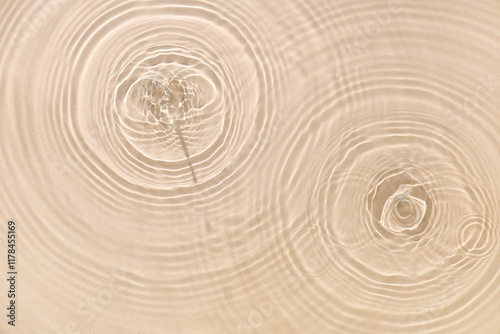 Wallpaper Mural Texture of clean water with splashes on beige background Torontodigital.ca