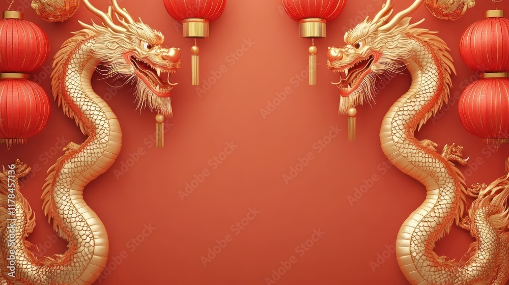 Obraz premium Chinese New Year Background Banner