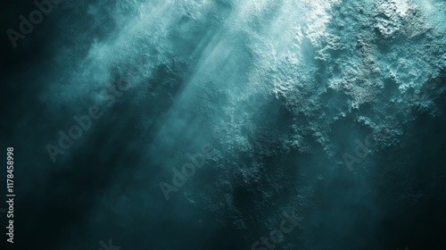 Noisy teal gray gradient background, color flow texture, album cover, modern aesthetic, Generative AI