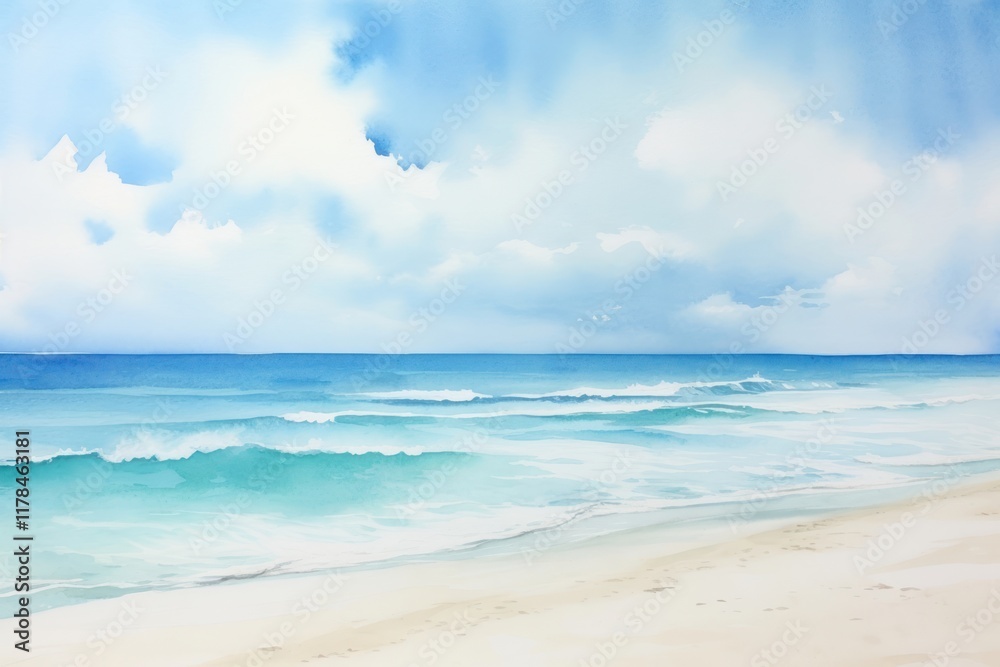 Beach background outdoors painting horizon. Beach background outdoors painting horizon.