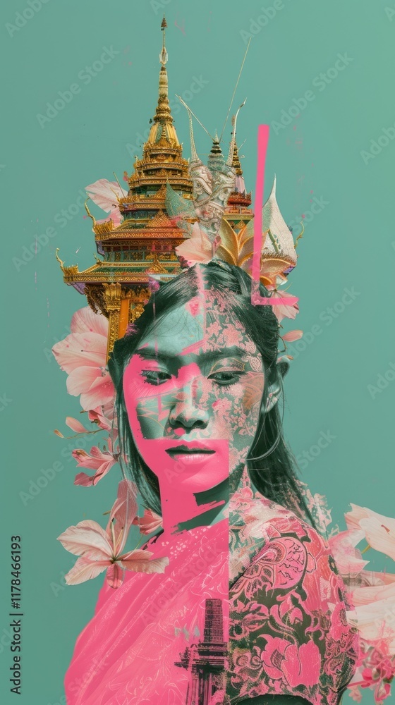 Fototapeta premium Art architecture photography portrait.