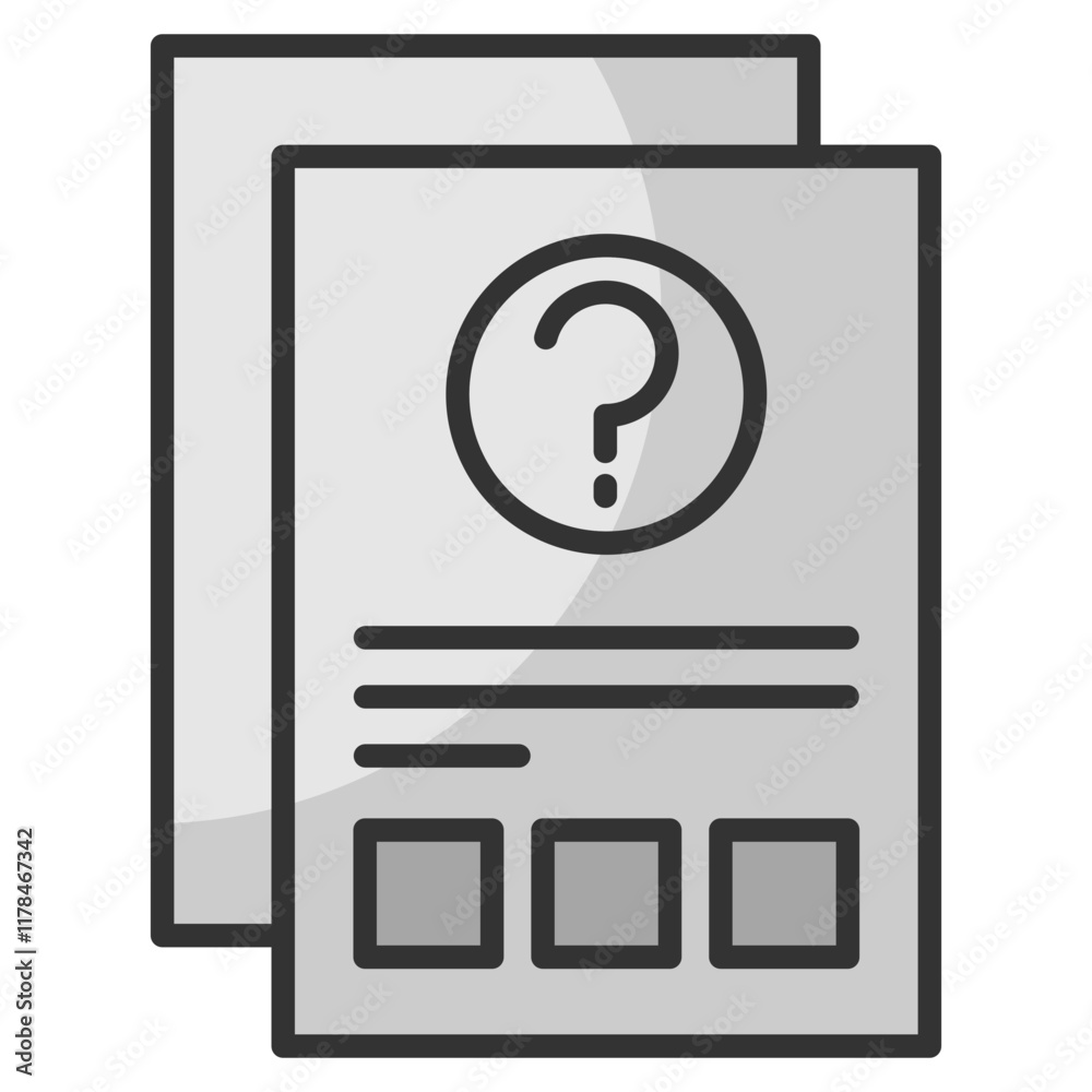 Multiple Choice Icon Element For Design Multiple Choice Icon Element For Design