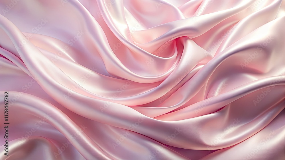 Fototapeta premium Dreamy pink pastel abstract wallpaper with a silky smooth texture and soft color palette.