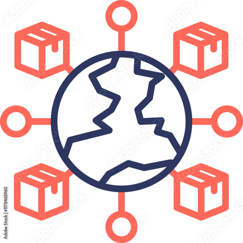 Logistic Network Icon