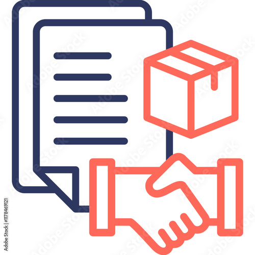 Logistic Contract Icon