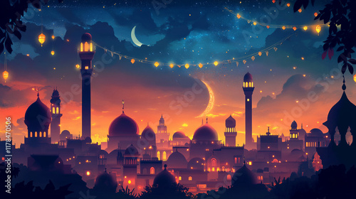 islamic ramadan food background  eid al fitri fasting iftar