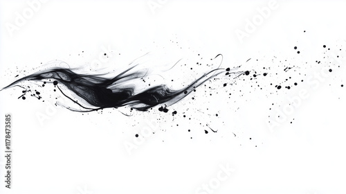 Abstract Ink Splash: Dynami...