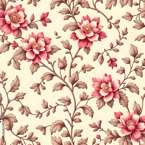 seamless pattern with flowers
