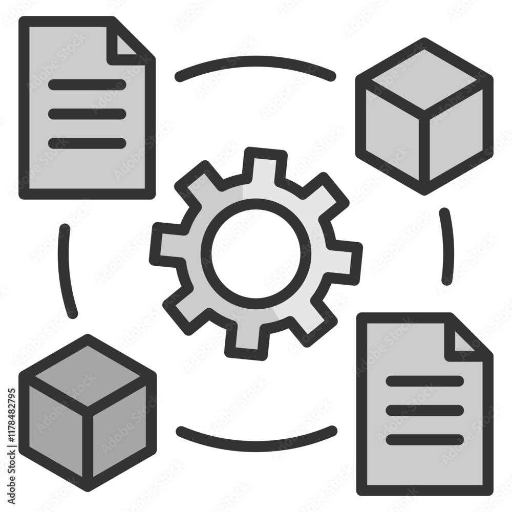 Project Management Icon Element For Design Project Management Icon Element For Design