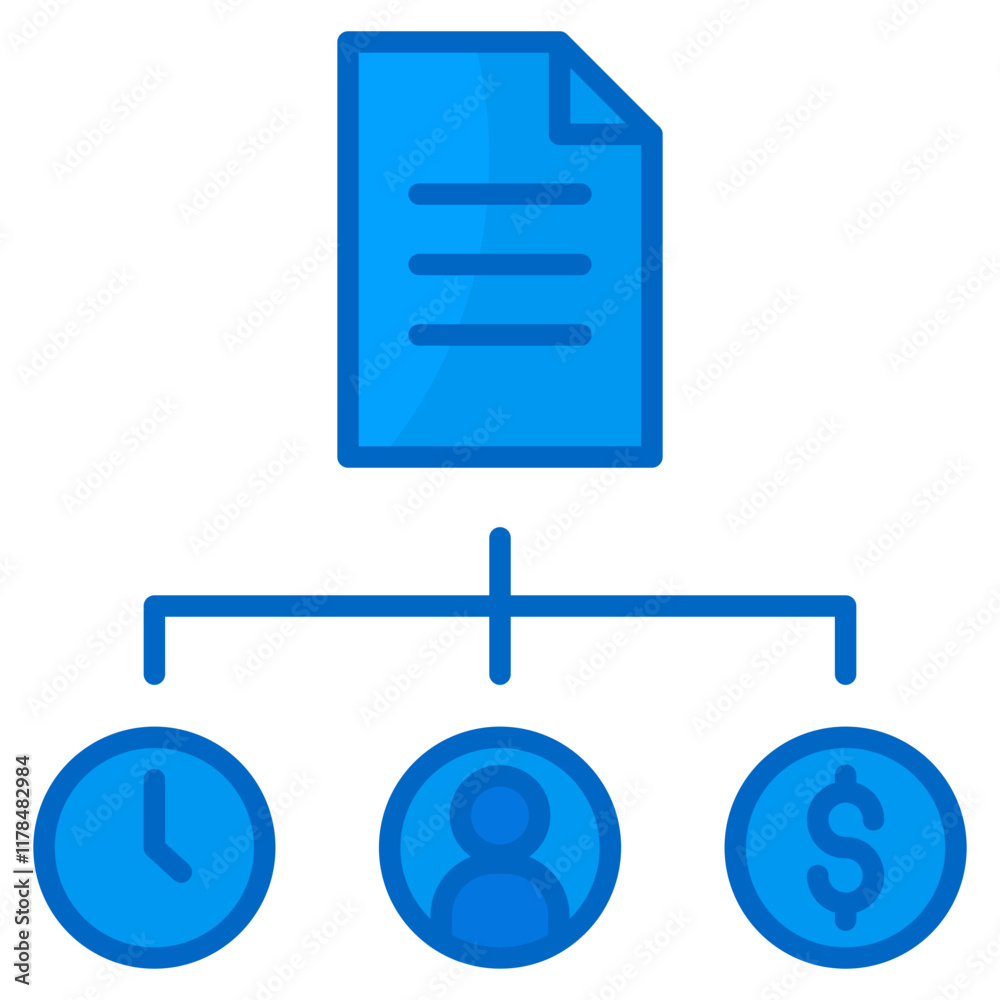 Resource Planning Icon Element For Design Resource Planning Icon Element For Design