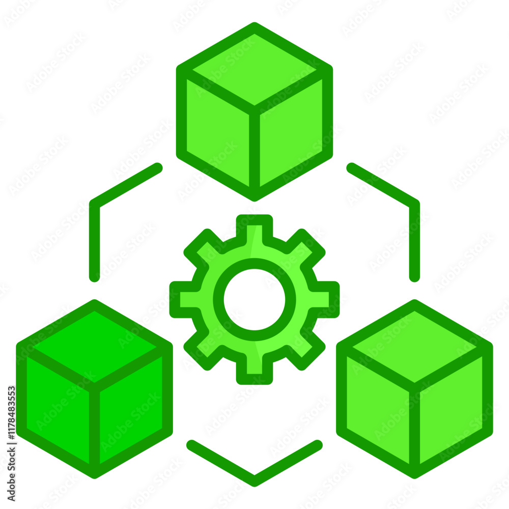 Manufacturing Module Icon Element For Design Manufacturing Module Icon Element For Design