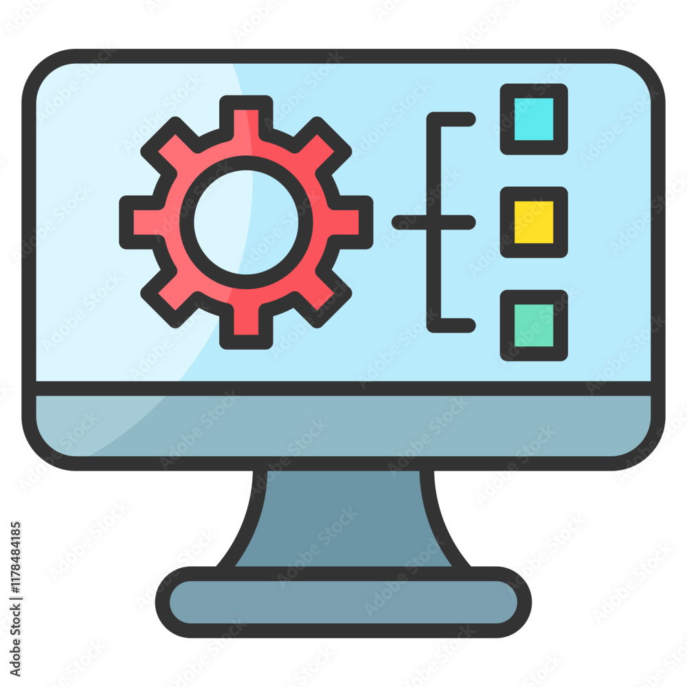 Erp Software Icon Element For Design Erp Software Icon Element For Design