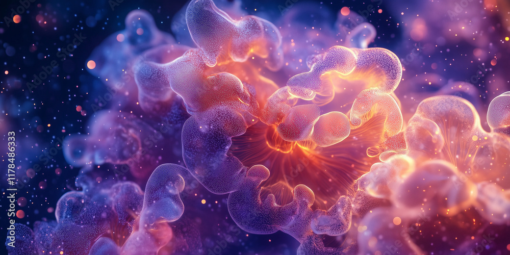Fototapeta premium Barrier Reef Relaxing fluid imagery for