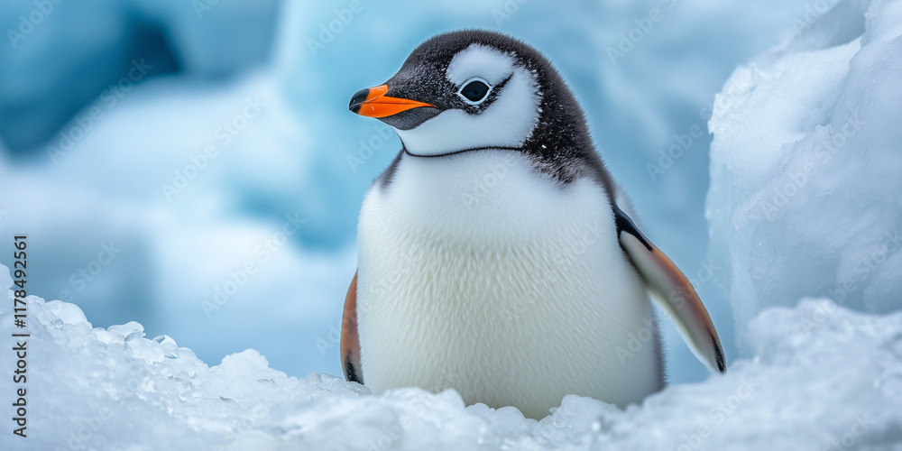 Obraz premium Antarctica Soothing and Calming Visuals Relaxing