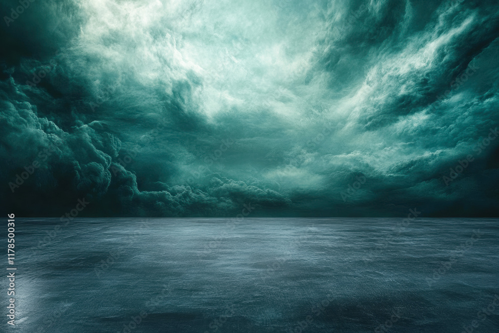 A dramatic sky filled with dark, swirling clouds reflects over a calm body of water, creating a moody and atmospheric scene. A dramatic sky filled with dark, swirling clouds reflects over a calm body of water, creating a moody and atmospheric scene.