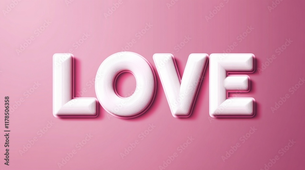 Minimalistic 3D Typography Design with Minimalistic 3D Typography Design with