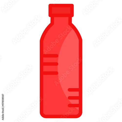 Water Bottle  Icon Element For Design