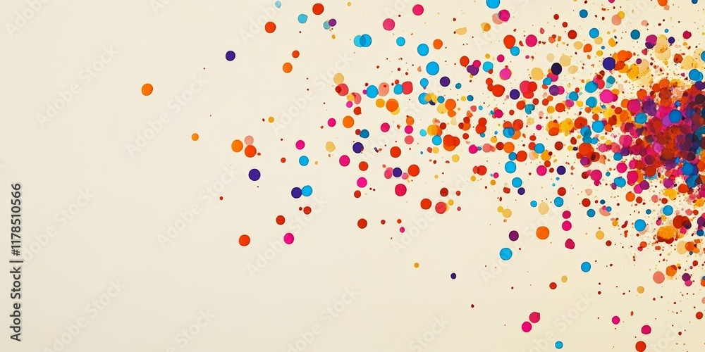 This vibrant abstract background features colorful dots scattered across a light surface, perfect for creative projects. Ideal for big data themes. This vibrant abstract background features colorful dots scattered across a light surface, perfect for creative projects. Ideal for big data themes.