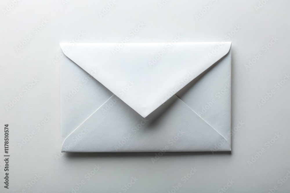 Envelope on White Background - Landscape Photography AI Art Envelope on White Background - Landscape Photography AI Art