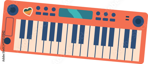Piano synthesizer reggae music instrument